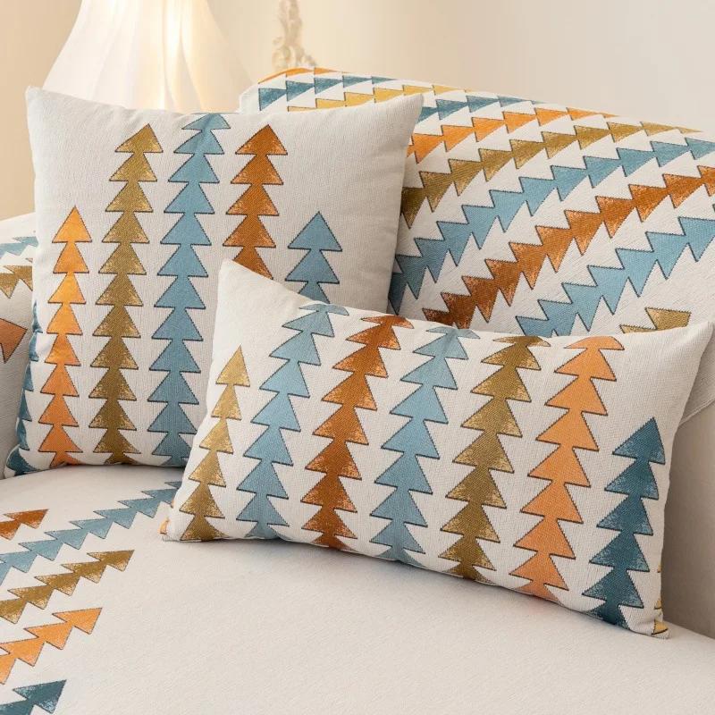 Sofa Cushion Prevent Cat Scratching Non-slip Bohemian Sofa Cover Chenille Four Season Universal Cover Sofa