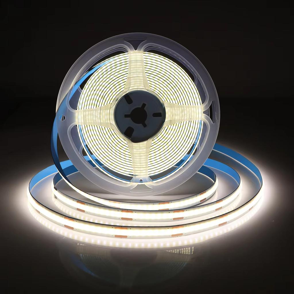 5V COB LED Strip Light with Button Switch USB High Brightness 320 LEDs/m Flexible Tape for TV Backlight Bedroom Room Decor