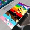 Mouse Pad Laptop Anime Kawaii Eevee Keyboard Rug Gaming Accessories Ppokemon Mousepad XXL Office PC Gamer Cabinet Desk Mat