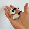 Black Leather Water Bottle Pendant Necklace - Versatile, Chic Accessory for Women