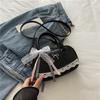 Simple Stylish New Women's Crossbody Bag Fashion Handbag Shoulder Bag Versatile Bowling Bag Cute Bow Crossbody Pouch