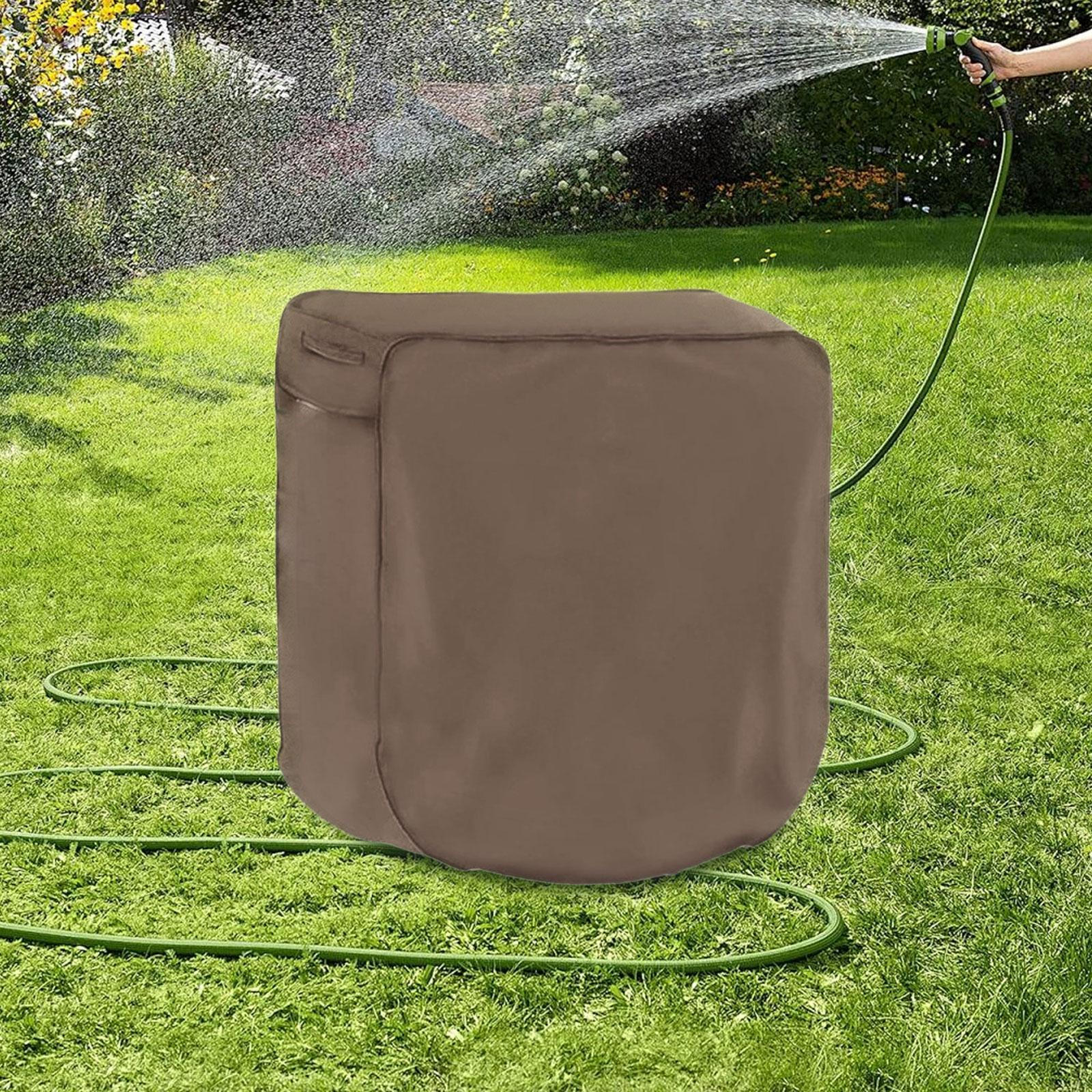 

Крышка для выдвижной катушки для садового шланга, настенная, всепогодная и дождестойкая, легкая, кофейный