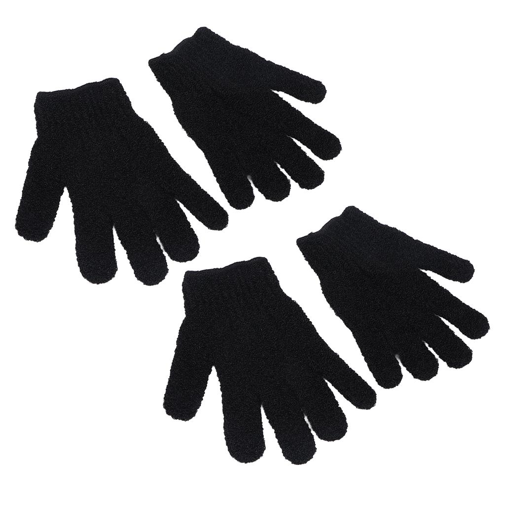 4PCS Hair Color Gloves Reusable Hair Dye Gloves Protection Oil Proof Profession Hair Bleach Gloves for Barbershop Black
