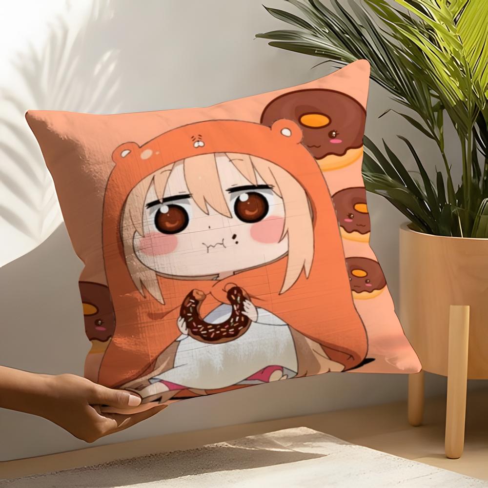 Cute Uumaru ddoma anime Pillow Case Home Living Room Decoration Linen Pillow Cases Cushion Cover