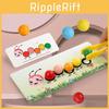 Wooden Caterpillar Preschool Bead Stringing Set Fine Motor Early Development