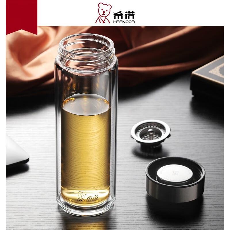 Hieon Double-Layer Insulated Glass Cup