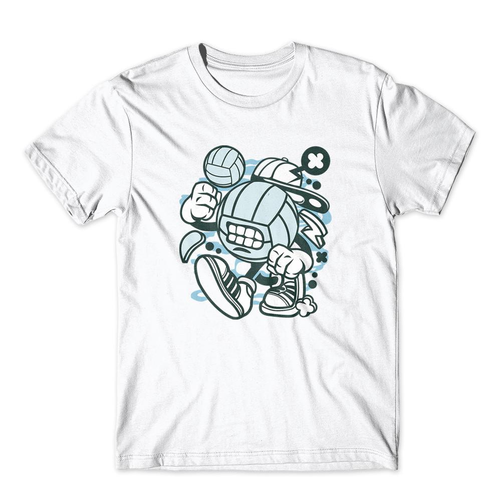 

Volley Ball T-Shirt 100% Cotton Premium Tee New S
