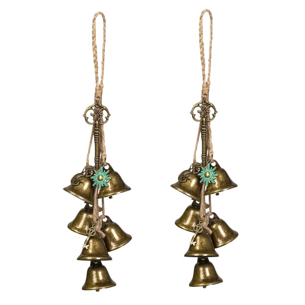 Handmade Wicca Decorations Witch Bells for Home Protection Witch Bell Protection Door Knob Wind Chime Wicca Decor Housewarming