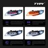 09-13 Kia Forte LED Projector Headlight Assembly with Daytime Running Lights & Flowing Turn Signals