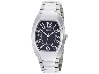 Aureole Watch SW-488M-1 Men's Silver Stainless Steel Band Case Made In Japan NEW