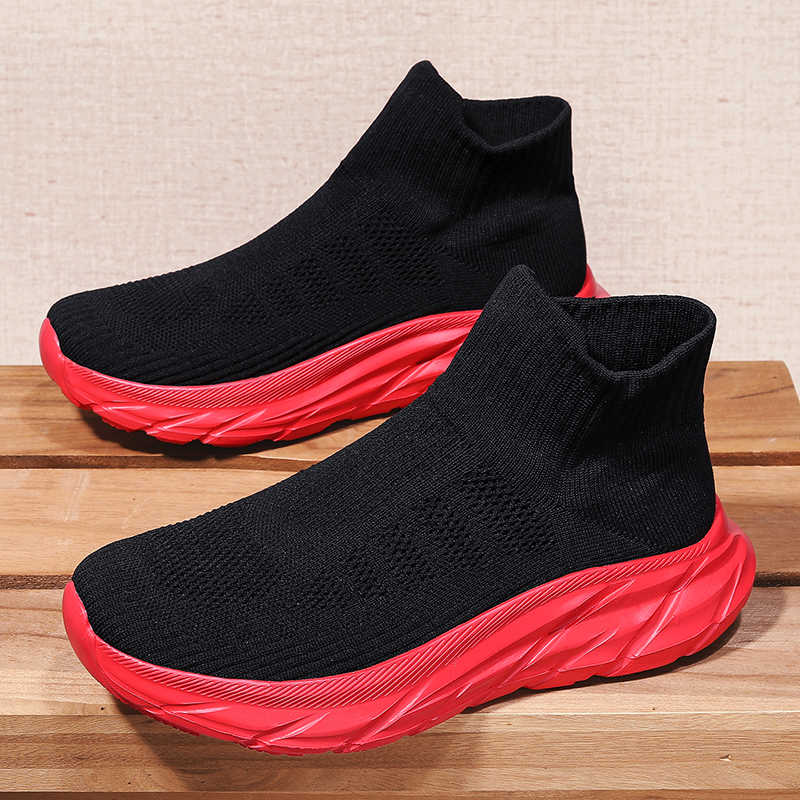Fashion Slip-on Slip Resistant Over Boots Mens High Top Shoes Red Shoes For Man Sneakers Sport Hospitality Deals Shoose Tines