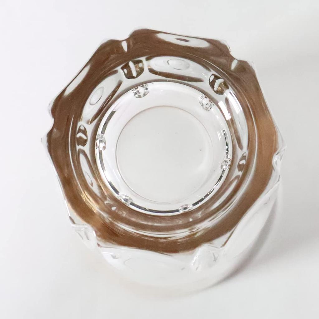 Kinren Glasbecher (Groß) [5.6 x 9cm] für buddhistische Altäre, Shinto-Altäre, Gedenkgottesdienste, Gräber, buddhistische Altäre, Obon und Tagundnachtgleichen