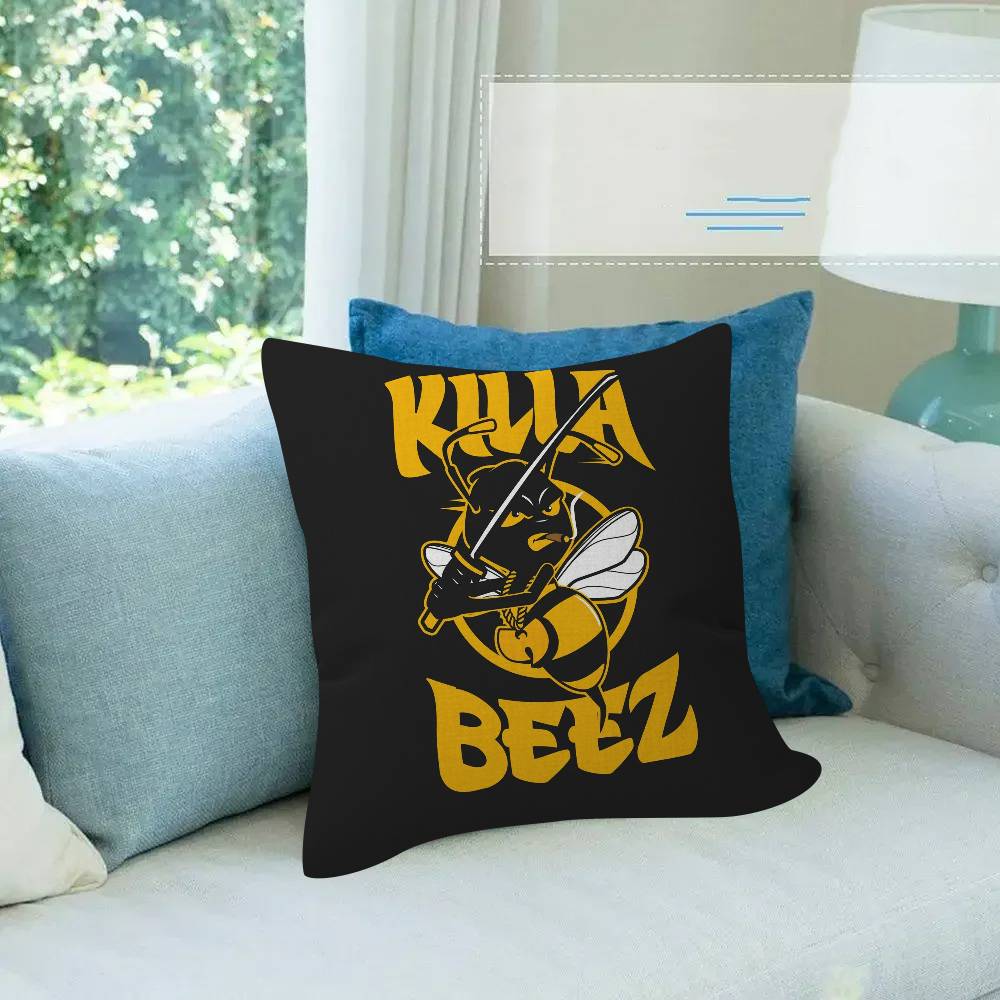 Anime Wu Logo T-Tang Clan Personalized Pillow Cover Kids Bedroom Wild Party Decor Pillowcase Kid Birthday Shower Gift