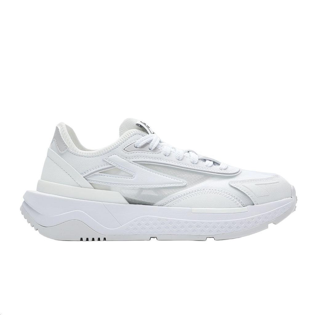 FILA Pioniere Comfortable Versatile Synthetic Leather Durable Breathable Support Low-Top Running Shoes Women sneaker White F12W423109FWB
