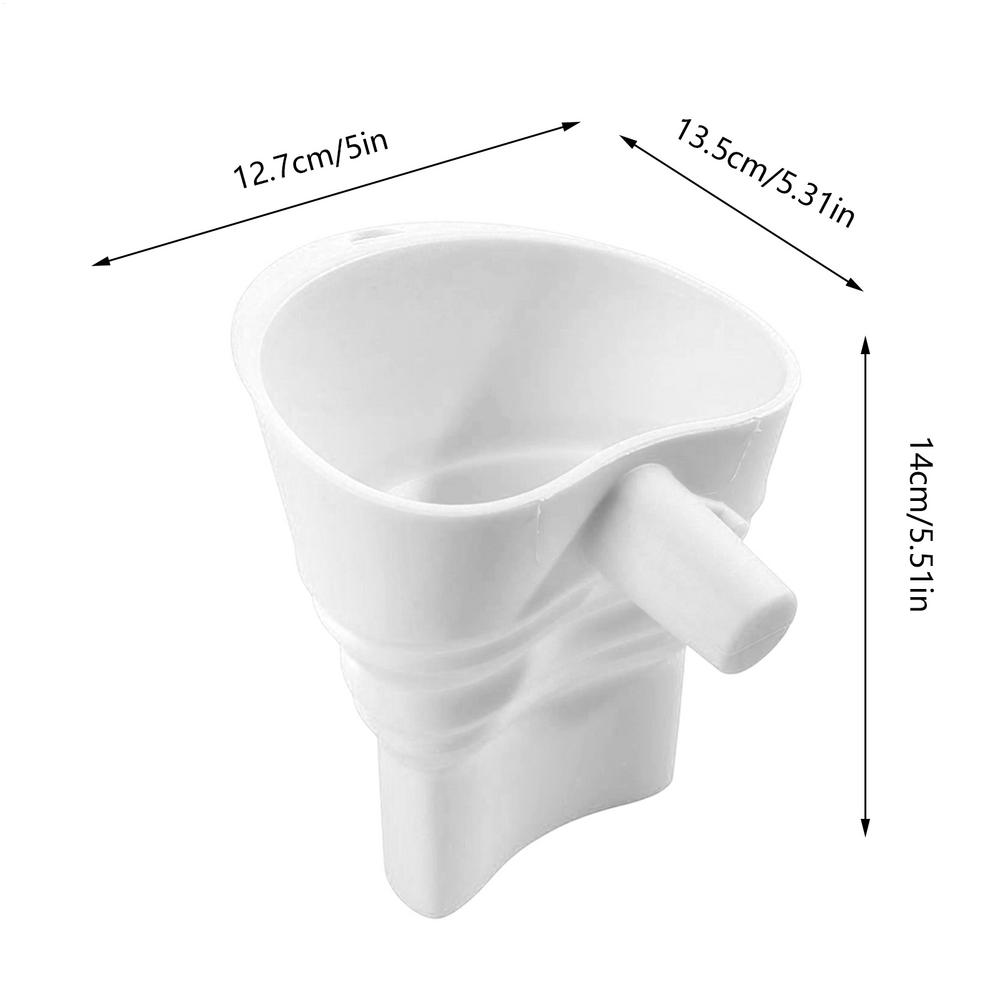 Collapsible Silicone Funnel Foldable Kitchen Funnel for Flour Easy Pour Into Bottles Containers Mess Free Baking Cooking Tools