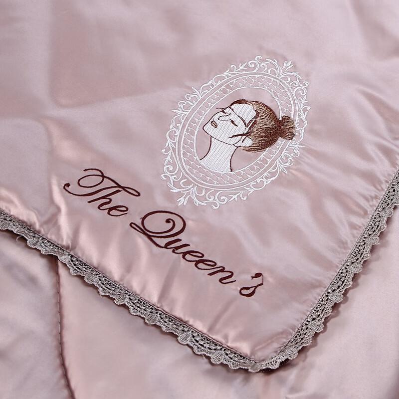 Multi-functional Silk Lace Embroidered Pillow Quilt