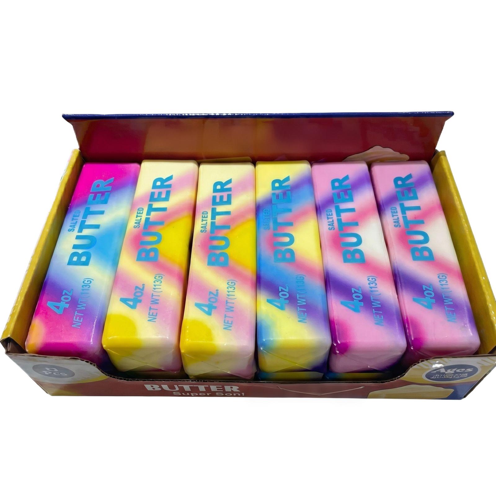 

Slow Rebound Butter Stick Squeeze Toy Stress Relief Toy Realistic Food Simulation Prank Toy Novelty Item Sensory Toy for Kids and Adults One Size