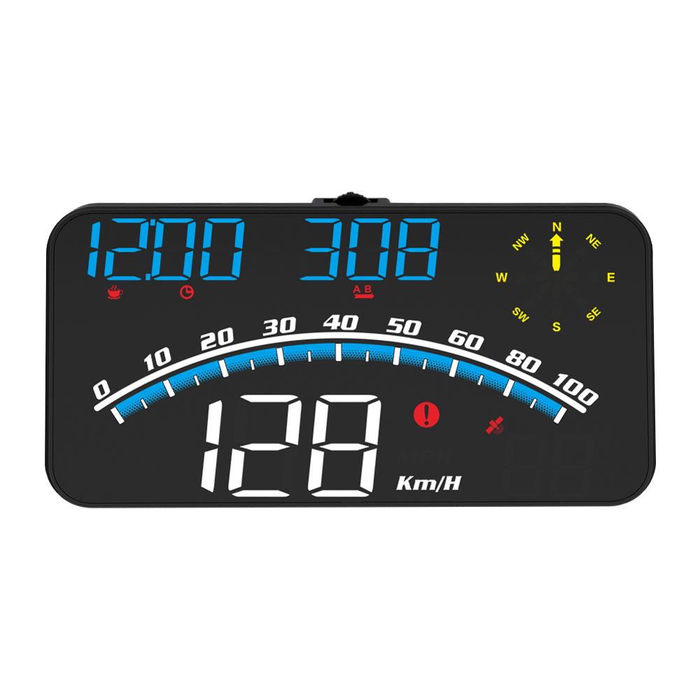 Digital HUD Transmission Oil Temperature Monitoring ODB Multifunctional Car Instrument Overspeed Alarm Digital Speedometer