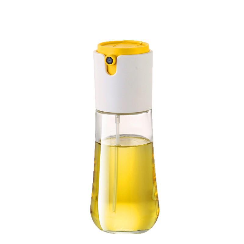 Dual-Use Oil Dispenser: Glass Bottle with Non-Drip Spray & Pour Function for Controlled Oil Dispensing
