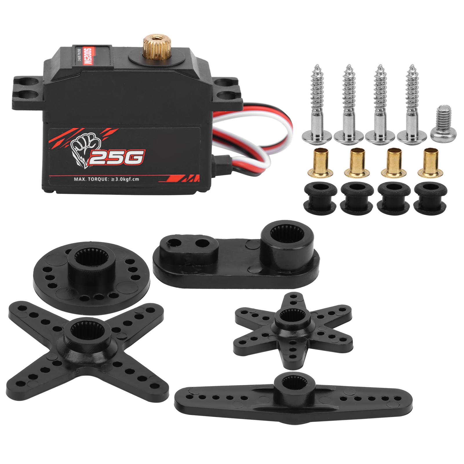 

S0025M 25g Metal Gear Digital Servo Spare Part Accessory for 112 RC Car Boat Model
