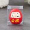 Japanese Ceramic Daruma Doll Crafts Inspired Wealth Prosperity Decor Lucky Charm Fortune Ornament Landscape Home Desk Decor