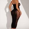 New Sexy Fishnet Long Dress Bobysuit Women Erotic Lingerie Dress Porno Babydolls Underwear Teddy Bodystockings Costumes For Sex