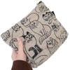 Marushin Lisa Larson Cat Pouch approximately H17 x x D6cm 6905013300, W21.5