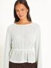 2026 Autumn/Winter Women's Knit Boat Neck Sweater with Waist-Cinching and Hollow Design