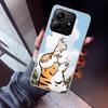 Cartoon Fat Tiger Phone Case For Xiaomi Redmi Note 10 11 12 13 14 15 Pro Plus 11S 12S 14S 11T 11E 10S Soft TPU Back Cover Redmi