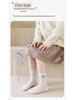 Starry Sky Children's Combed Cotton Socks - High Elasticity Cartoon Lace Girls' Socks