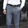 Men's Summer Stretchy PU Leather Pants: Waterproof, Oil-Resistant, Dirt-Resistant, Loose-Fit, Lightweight, Work Safety Casual Pants.