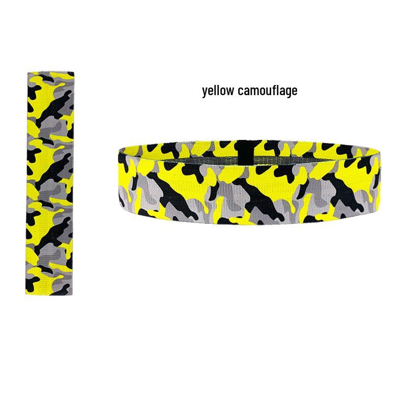 Camouflage Print Non-Slip Glute Toning Hip Band for Squat, Dance, Pilates, and Resistance Training
