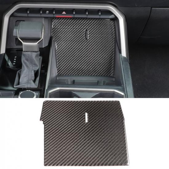 Soft Carbon Fiber Center Gear Shift Storage Trim Sticker For Toyota Tundra +