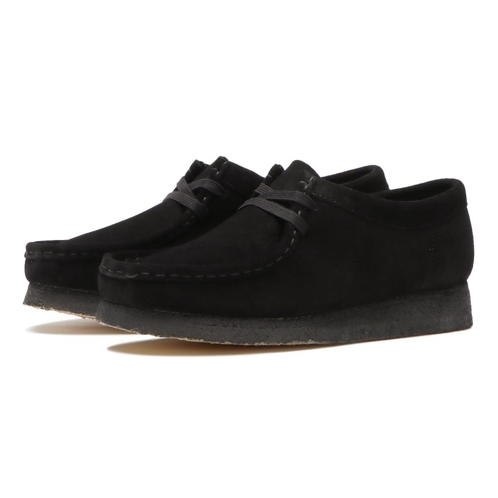 ClarkS W S Wallabee. 261555224 Black Suede
