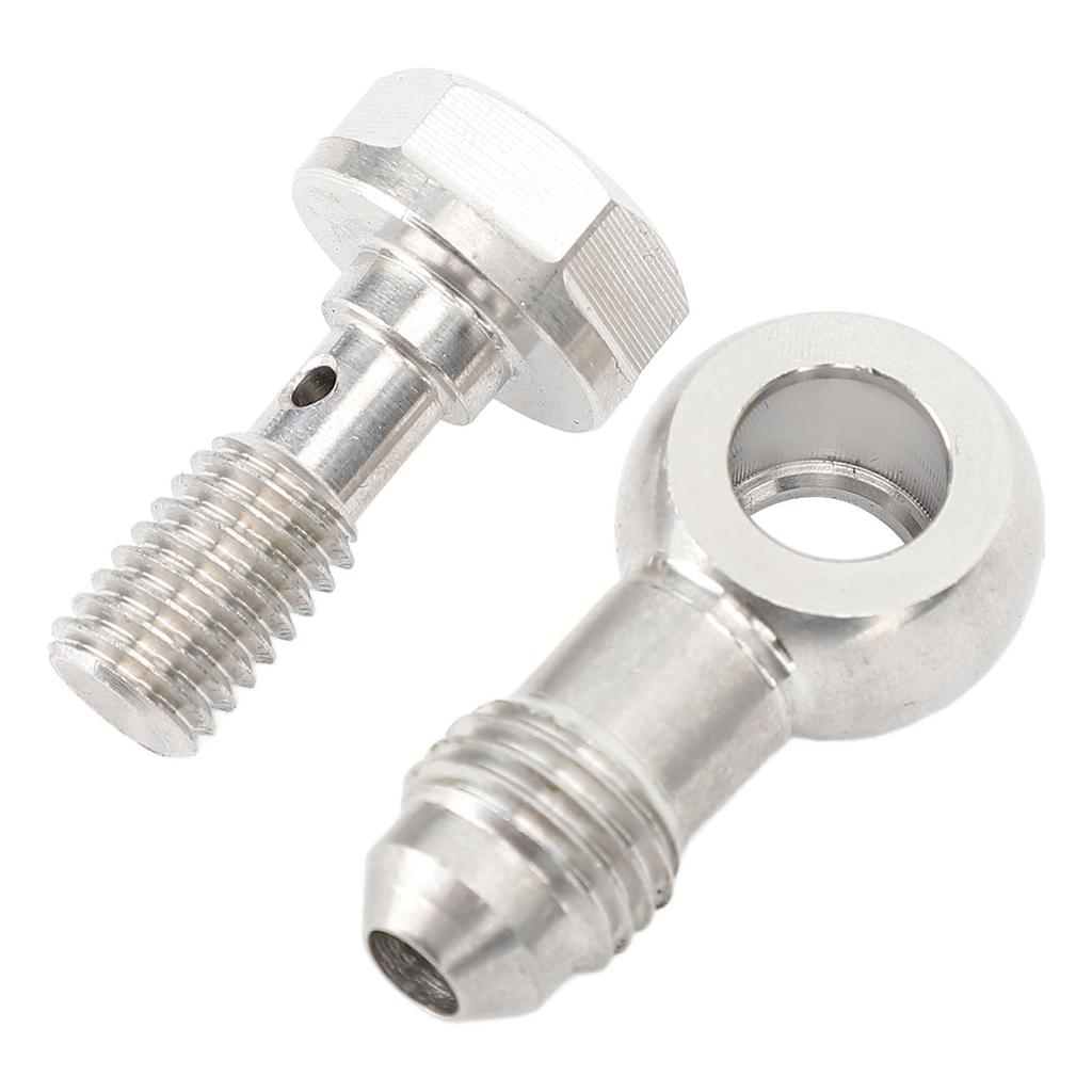 M8 X 1.25mm To AN4 Banjo Bolt Kit High Bearing Capacity Stainless Steel Banjo Bolt Fitting with Washer