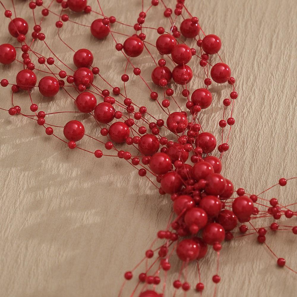 Imitation Pearl Beaded Tassel Wreath Multi-Layer Women Daily Hair Wear  Hair Accessories