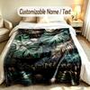 Other Similar Designs Theme Custom Blanket Personalized Name & Text Customized Soft Warm Throw Blanket Home Decor