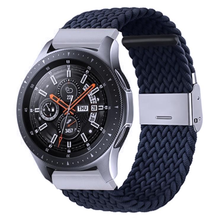 For Samsung Galaxy Watch 4 / Watch 5 20mm Nylon Braided Metal Buckle Watch Band