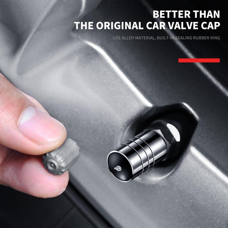 VW GTI GOLF 2026 Hot Car Metal Wheel Tire Valve Caps Dust Capwith Car Accessories For Volkswagen VW GTI Rline R Polo Golf MK8 Pa