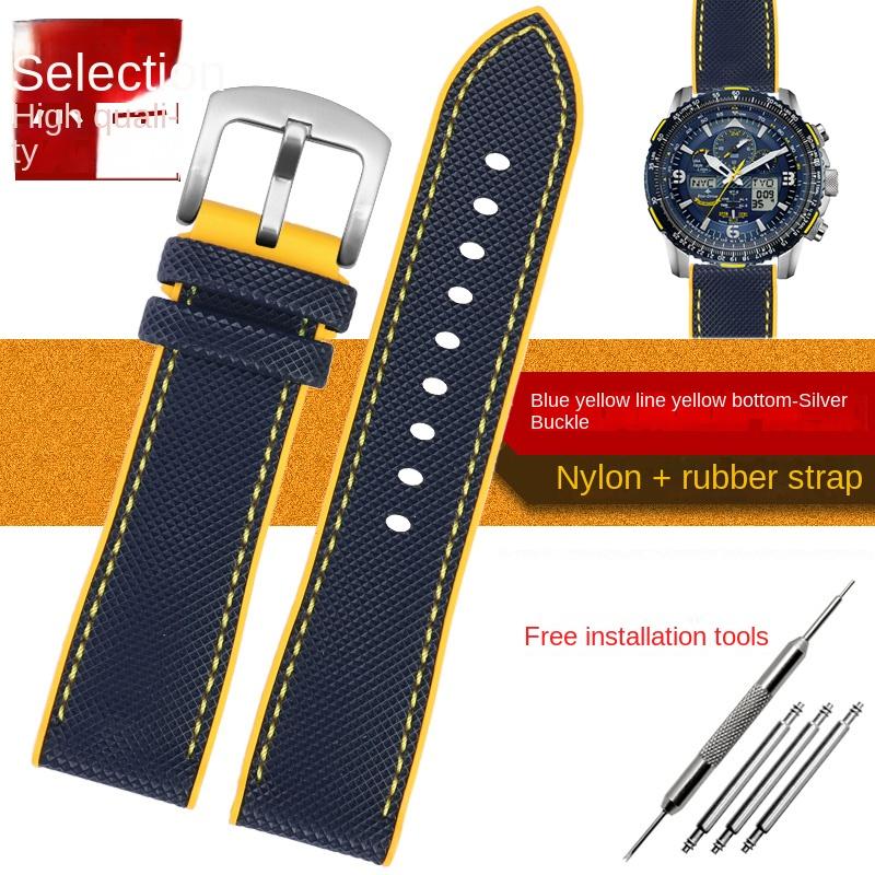 

Для годинників Citizen Seiko Tissot Mido Гумовий Ремінець Водонепроникний Ремінець для Годинника 20мм 22мм 23мм 24мм Спортивний Дайвінг Нейлоновий Чоловічий Браслет для Годинника 22mm