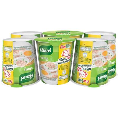 Knorr Cup Instant 100 % Jasminreisbrei (Reisbrei) mit Schweinefleisch 32 g. x 6 Stk