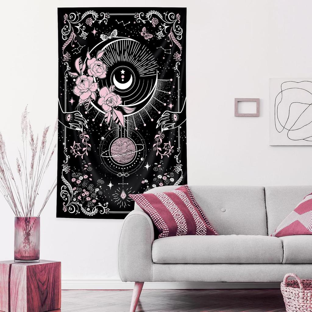 Magical Library Tapestry Fairy Tale Mysterious Mysty Bookshelf Wall Hanging Study Magic Book Kids Children Child Toddler Nursery