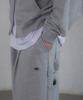 Iesn Pintuck Wide Carpenter Pants Gray