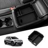For Volkswagen VW Taos 2025-2025 Auto Center Armrest Storage Box Anti-slip Mat Organizer Tray Car Interior Accessories Black