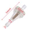 1/4 "Inline Klar Gas Filte 6Mm Universal Motorrad Gas Benzin Heizöl Filter