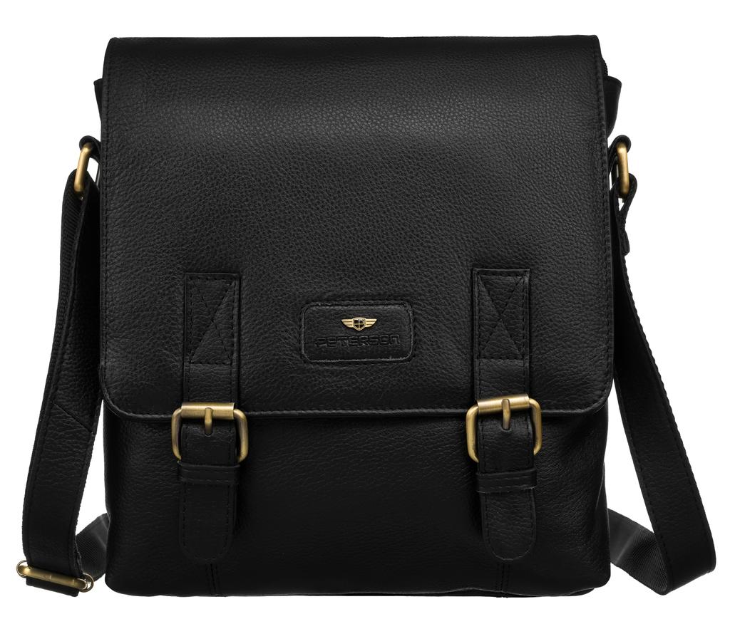 Leather Bag PTN 996-B-NDM-5007 BLACK