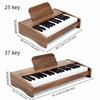 2537 Tasten Kinderklavier Berührungsempfindlich 22 mm Standardtastatur Elektronische Klaviertastatur Holz Professionelles Mini-Klavier