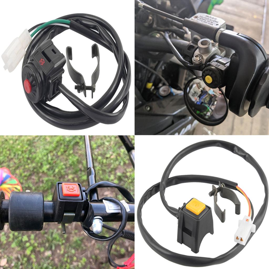 High Performances Motorbike Handlebar Mounted Power Switches With Anti Corrosion Contacts Universal For 50-300cc Models