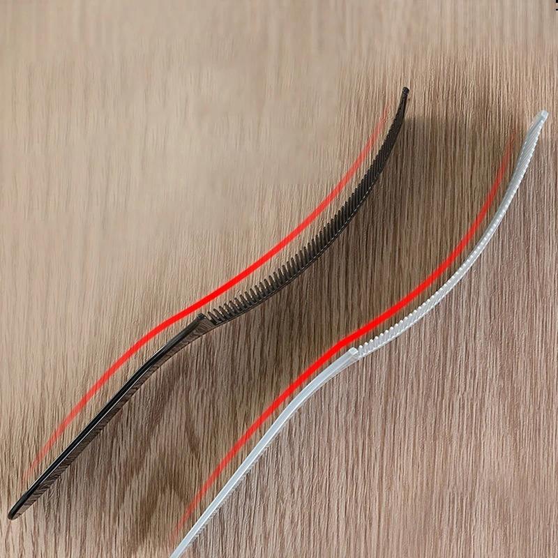 Professional Fade Comb Curved Shaver Hair Cipper Cutting Comb Anti-Static Barber Flat Top Comb Salon Hairdressing Haircut Brush