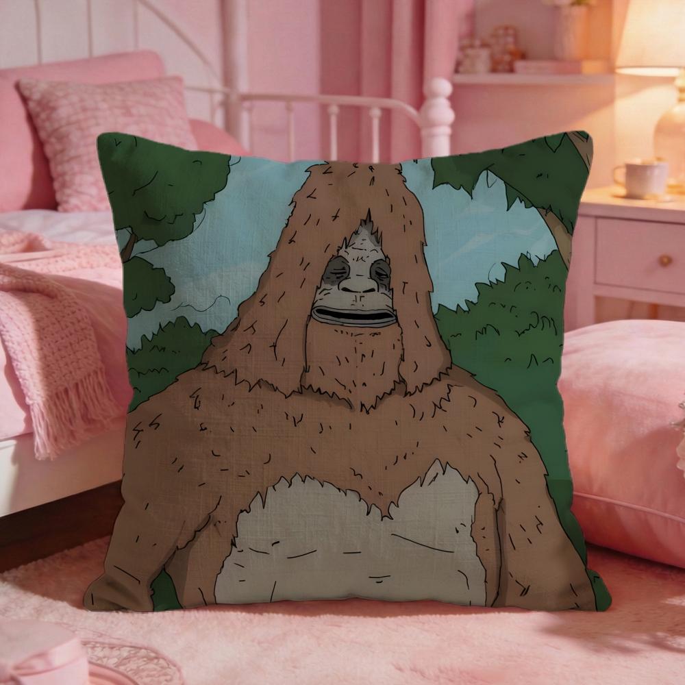 SSassy The SasquatchS Funny Cushion Cover Premium Comfort Reversible Pillow Cove Two In One Design For Any Room Car Interior